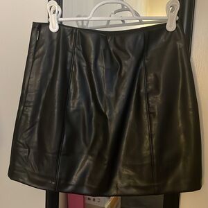 Abercrombie leather skirt